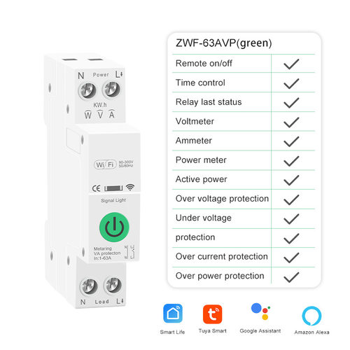 涂鸦智能Wifi断路器 带计量手机远程控制定时开关APP涂鸦职能软件