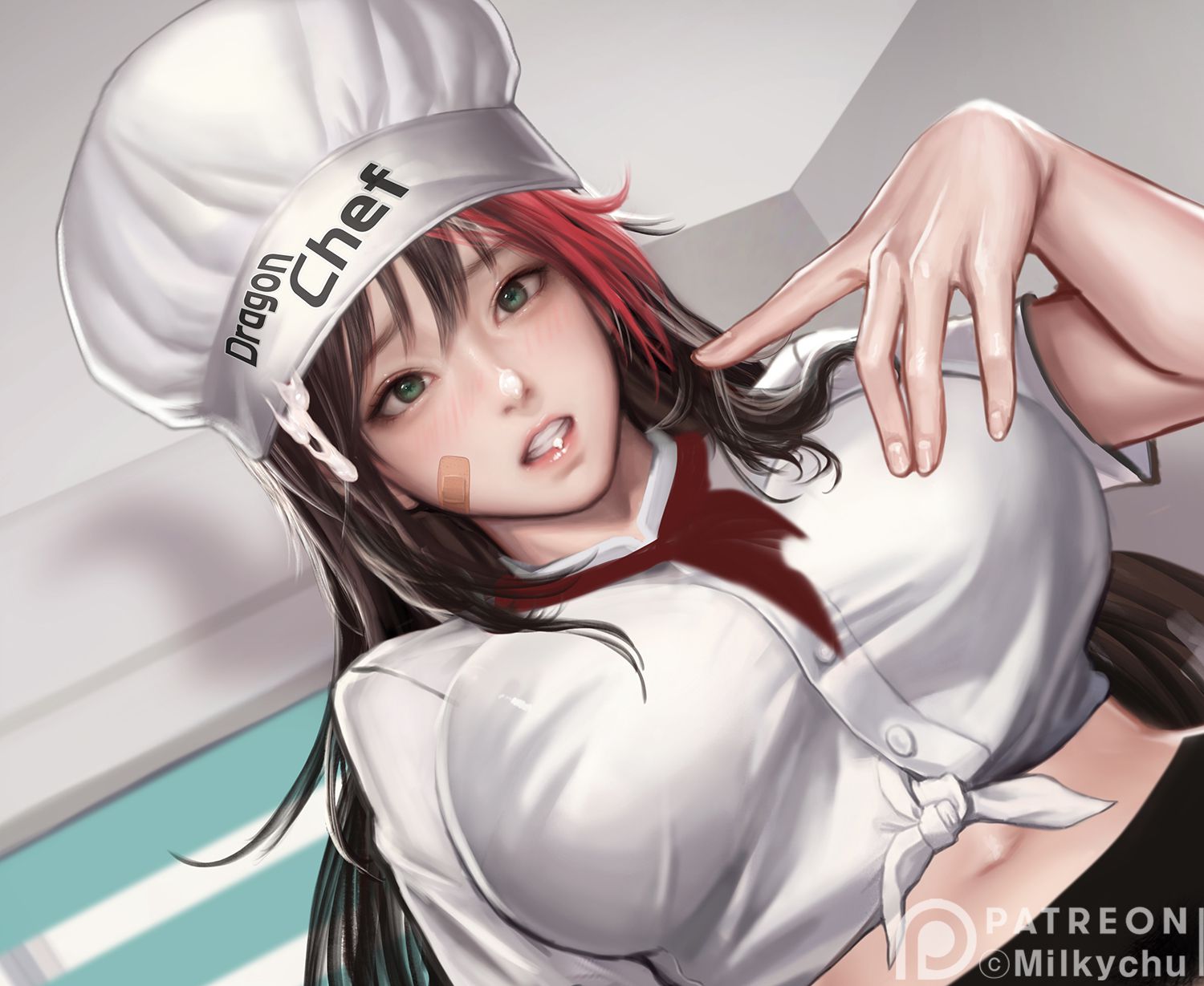 二次元动漫漫画图片设计元素绘画师厨师题材卡通系列高清手机壁纸