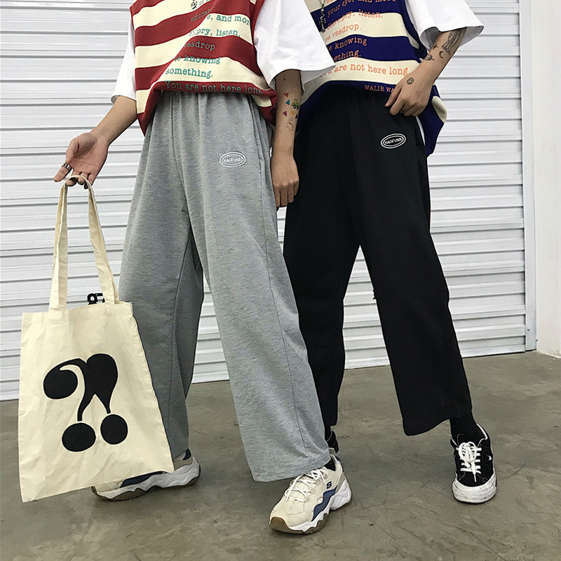休闲裤女2020春夏季新款ins百搭宽松bf显瘦直筒阔腿裤运动裤子潮|ruв категории Женская одежда, брюки, брюки - от Buy2taobao.com для оказания профессиональной услуги покупки агента Taobao