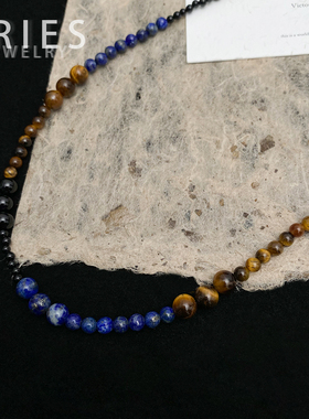 S925纯银锁骨链女法式复古项链