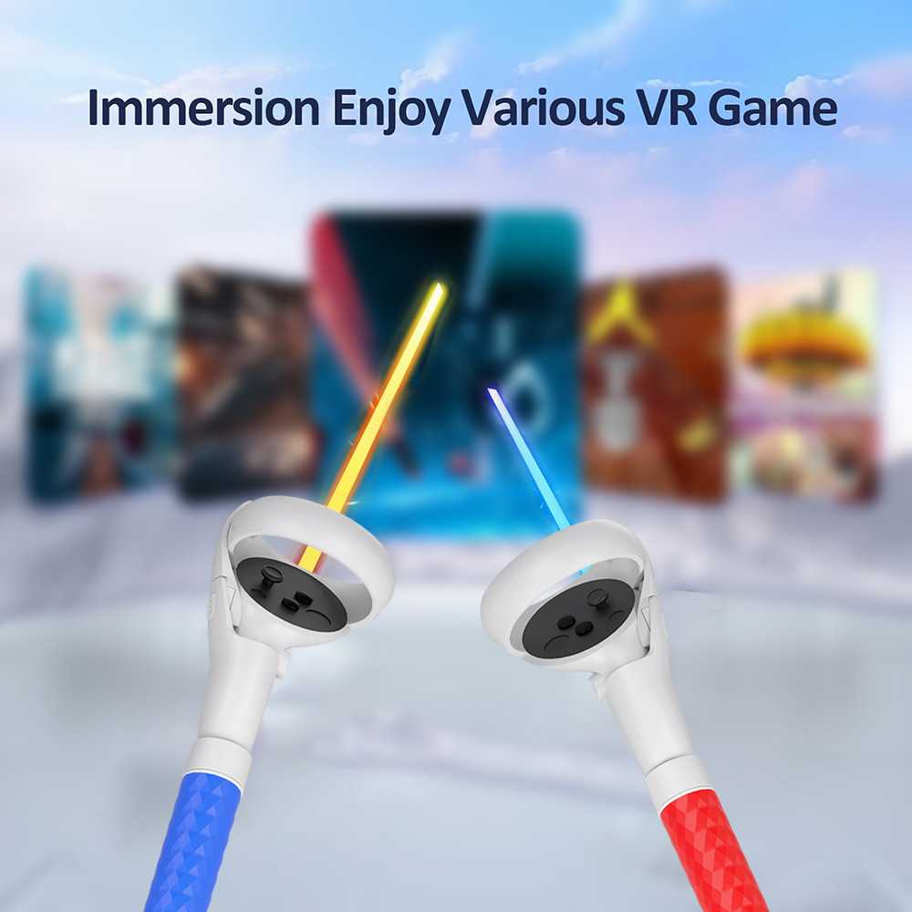 新款适用于Qculus quest 2延长手柄quest2光剑手持光影游戏VR配件