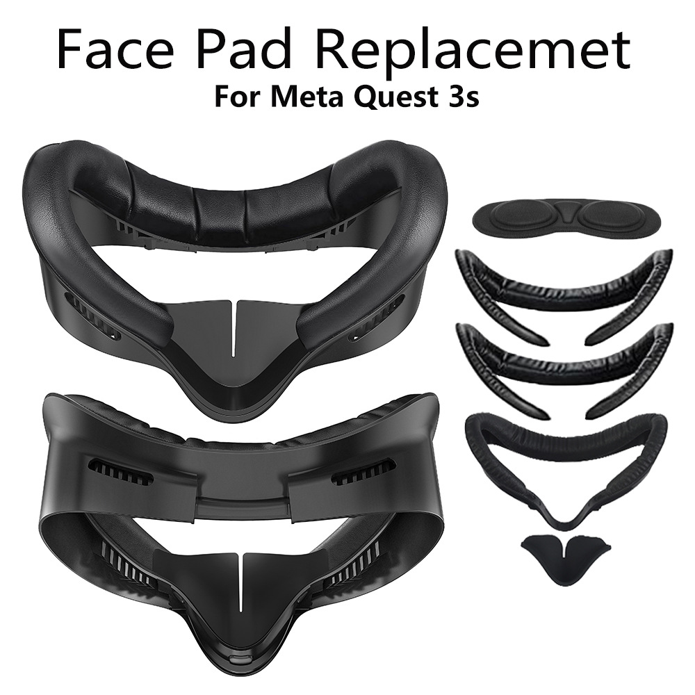 适用Meta quest3 S替换眼罩面罩Meta ques3S遮光柔软替换面罩套装