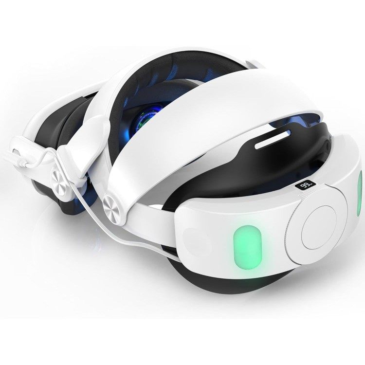 quest3头戴VR配件 6000mAh电池数显头戴  Meta移动电源 透气海绵