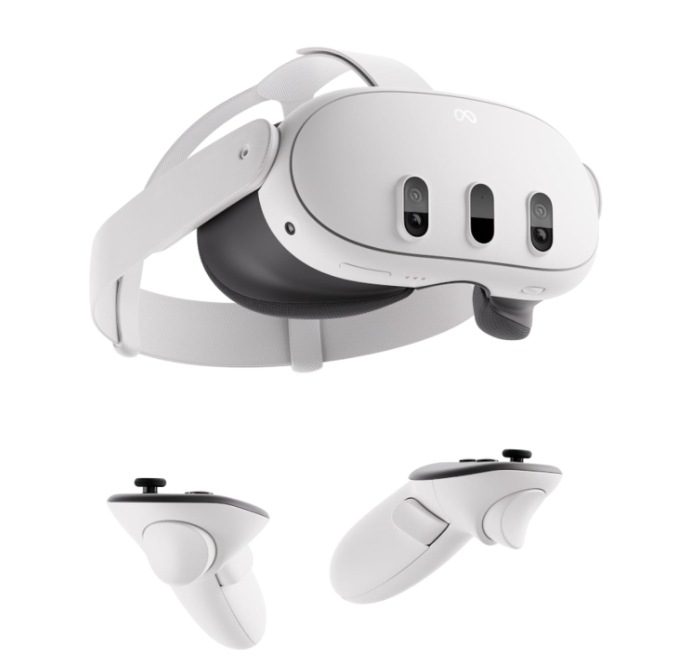 Meta Quest3代 quest 3s VR眼镜头盔4K一体机串流SteamVR游戏