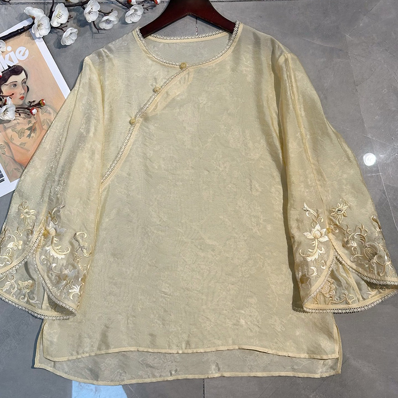 新中式唐装汉服独特漂亮的小上衣