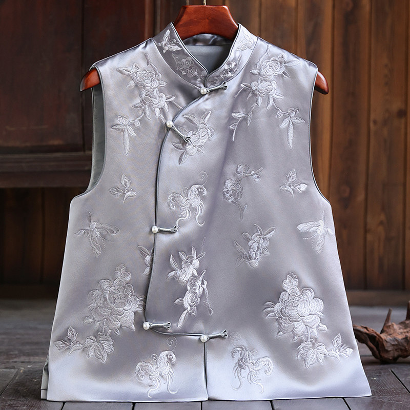 新中式马甲旗袍唐装汉服女士背心