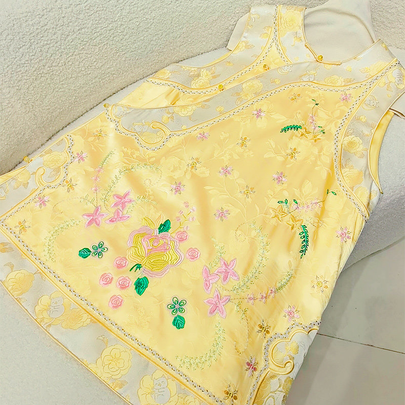 新中式马甲唐装汉服国风盘扣上衣