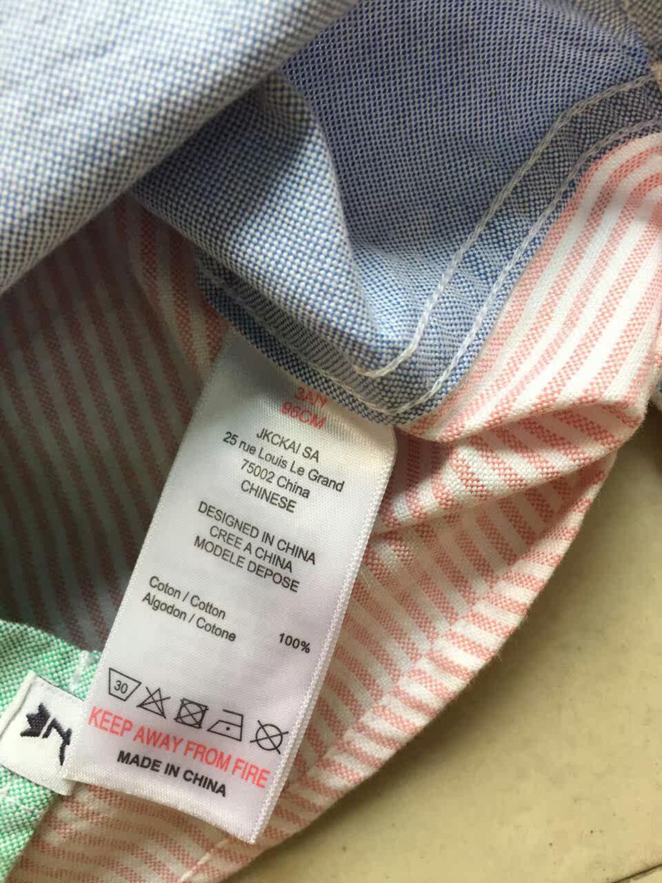 Chemise garcon à manche longue - Ref 2075291 Image 3