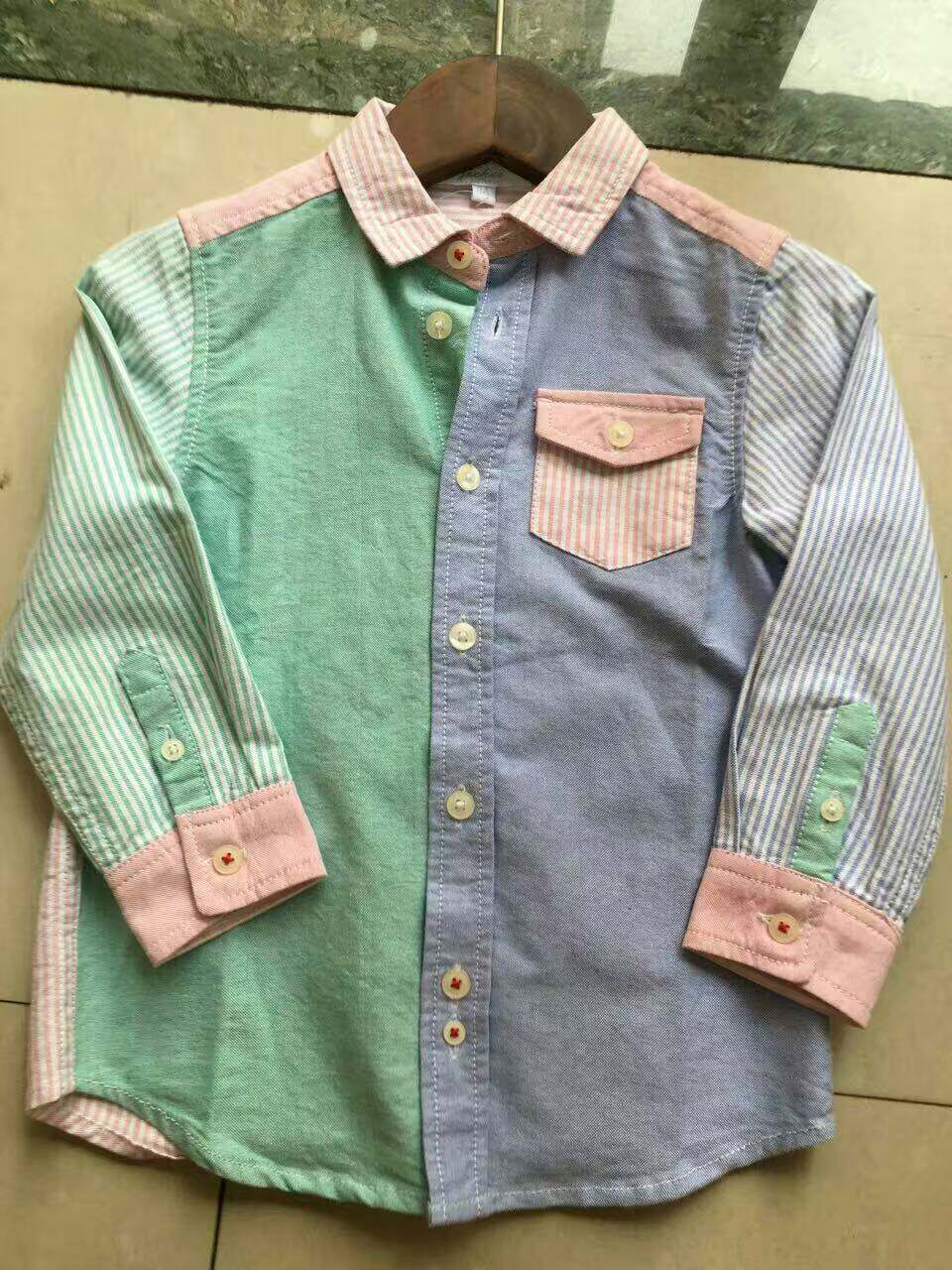 Chemise garcon à manche longue - Ref 2075291 Image 1