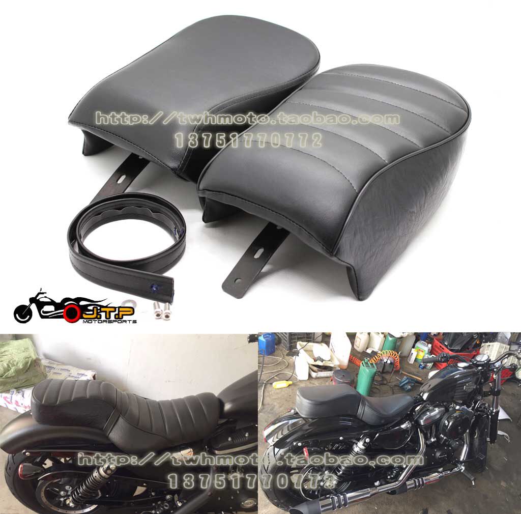 适用哈雷883N硬汉XL1200 X48 2016-2022年通用加装乘客后座垫坐垫