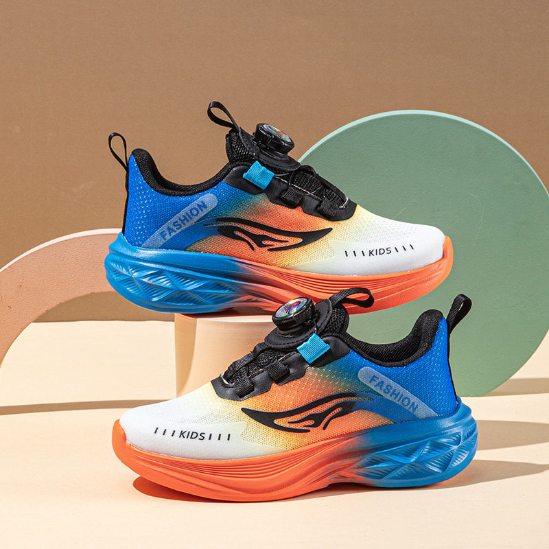 男童中大童运动鞋春夏季新款小学生跑步鞋男孩透气网面儿童篮球鞋