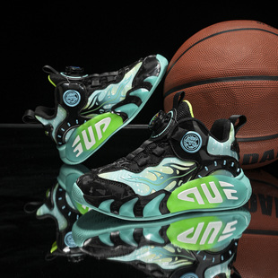 儿童运动鞋男童篮球鞋中大童透气单网女童跑步鞋小男孩单鞋波鞋潮