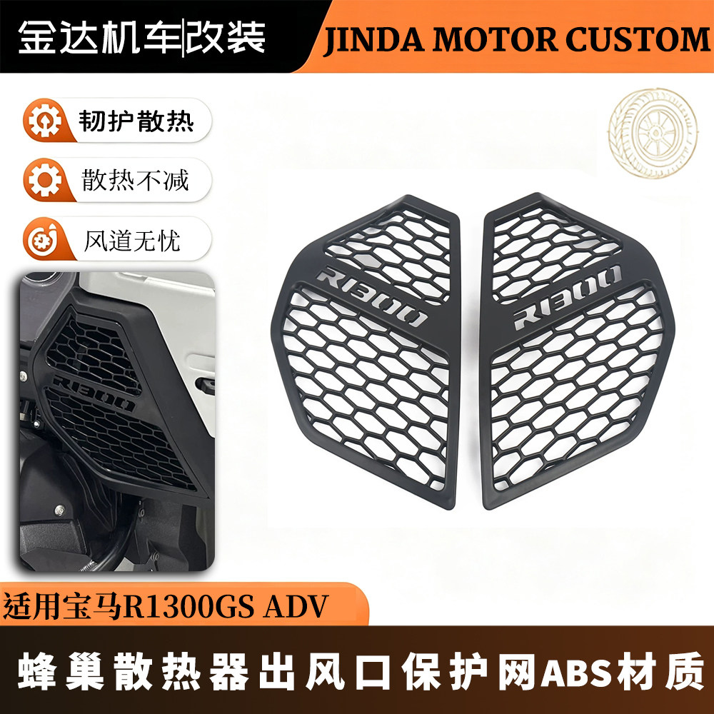 适用宝马R1300GSADV散热器护罩