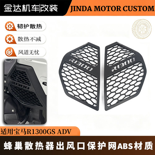 适用宝马R1300GSADV散热器护罩