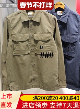 Timberland/添柏岚24春夏季男士工装风户外休闲夹克A425F A42K5