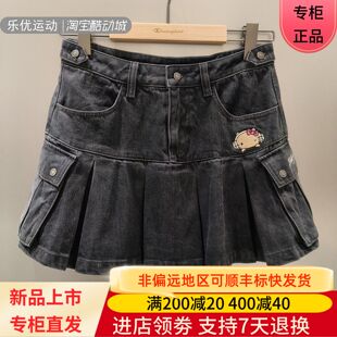 Champion/26年秋冬季女士百搭休闲半身裙牛仔短裙U6DSKSW122