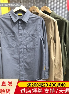 CAT卡特24年男士春秋季夹克休闲百搭潮牌商务衬衣外套CN3SHU31001