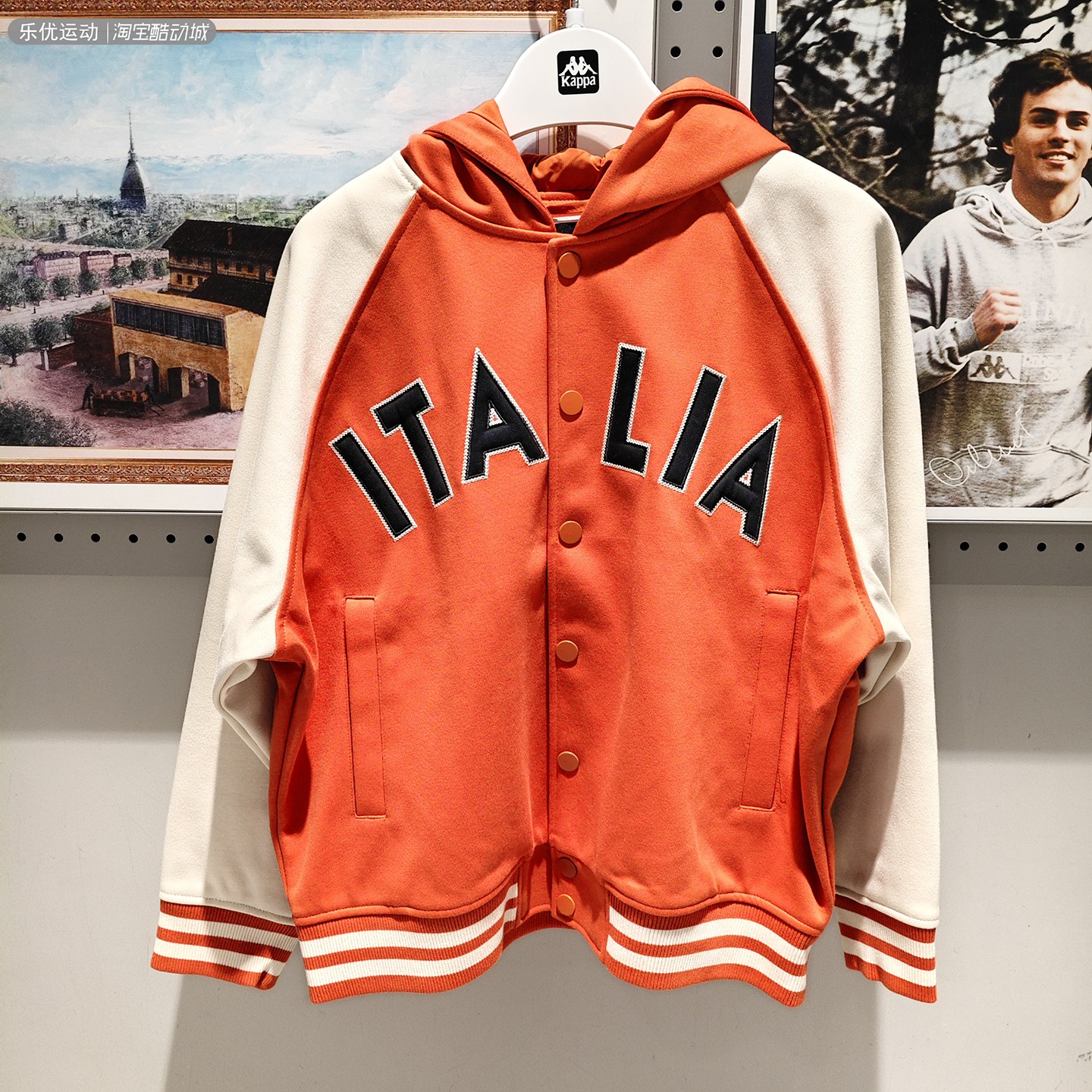 Kappa/卡帕24年春季女士飞行服棒球服外套K0E22JJ10A K0E22MK04