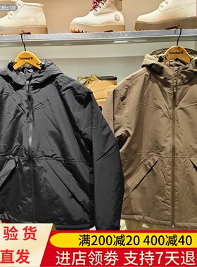 Timberland/添柏岚25年秋冬男防水防风单层连帽冲锋夹克外套A6NGF
