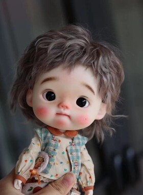 qbaby、点点、Blythe、吉吉幼幼毛马海毛假发