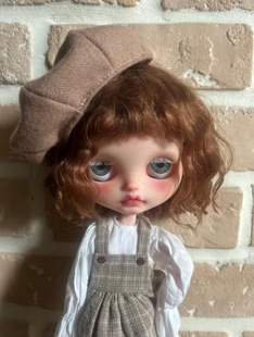 （定制）springdoll品牌马海毛bobo头假发blythe、Qbaby...娃