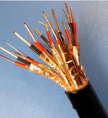 安徽天长市中盛电缆铜带屏蔽计算机电缆ZA-DJYP2VRP2 10*2*1.0