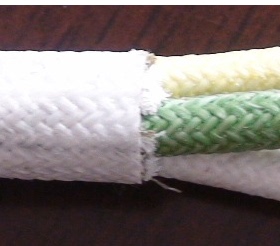 安徽天长市中盛电缆热电偶高温屏蔽补偿导线KCHF4BP 2*1.0