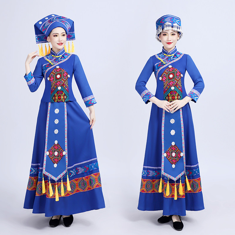 广西壮族服装女三月三节日服饰湘西土家族服饰苗族彝族侗族瑶族长
