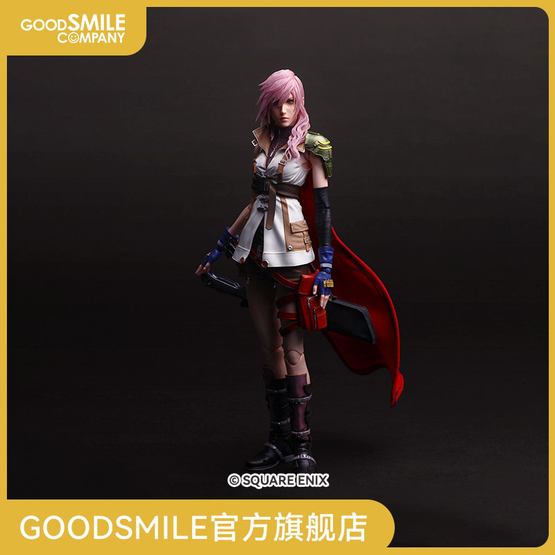 【GSC补款】最终幻想13 PLAY ARTS 真 可动手办 - 雷霆 手办模玩