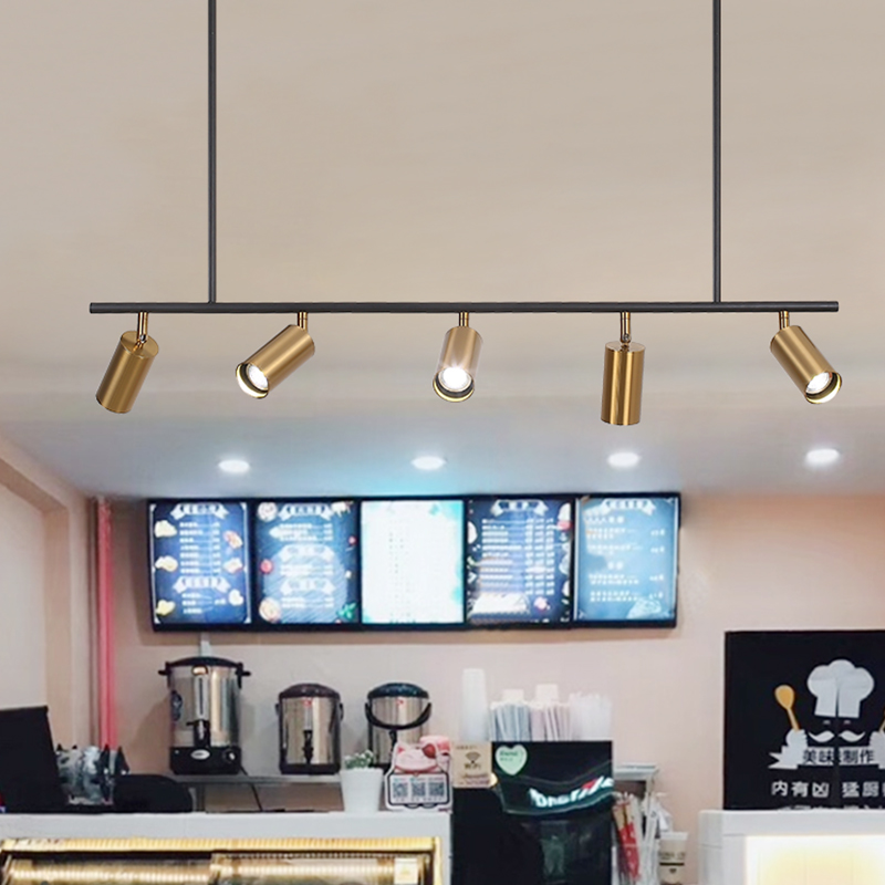 伸缩吊杆餐厅收银台前台吧台灯