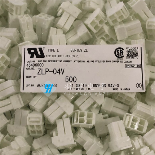 一个起售JST连接器ZLP-04V