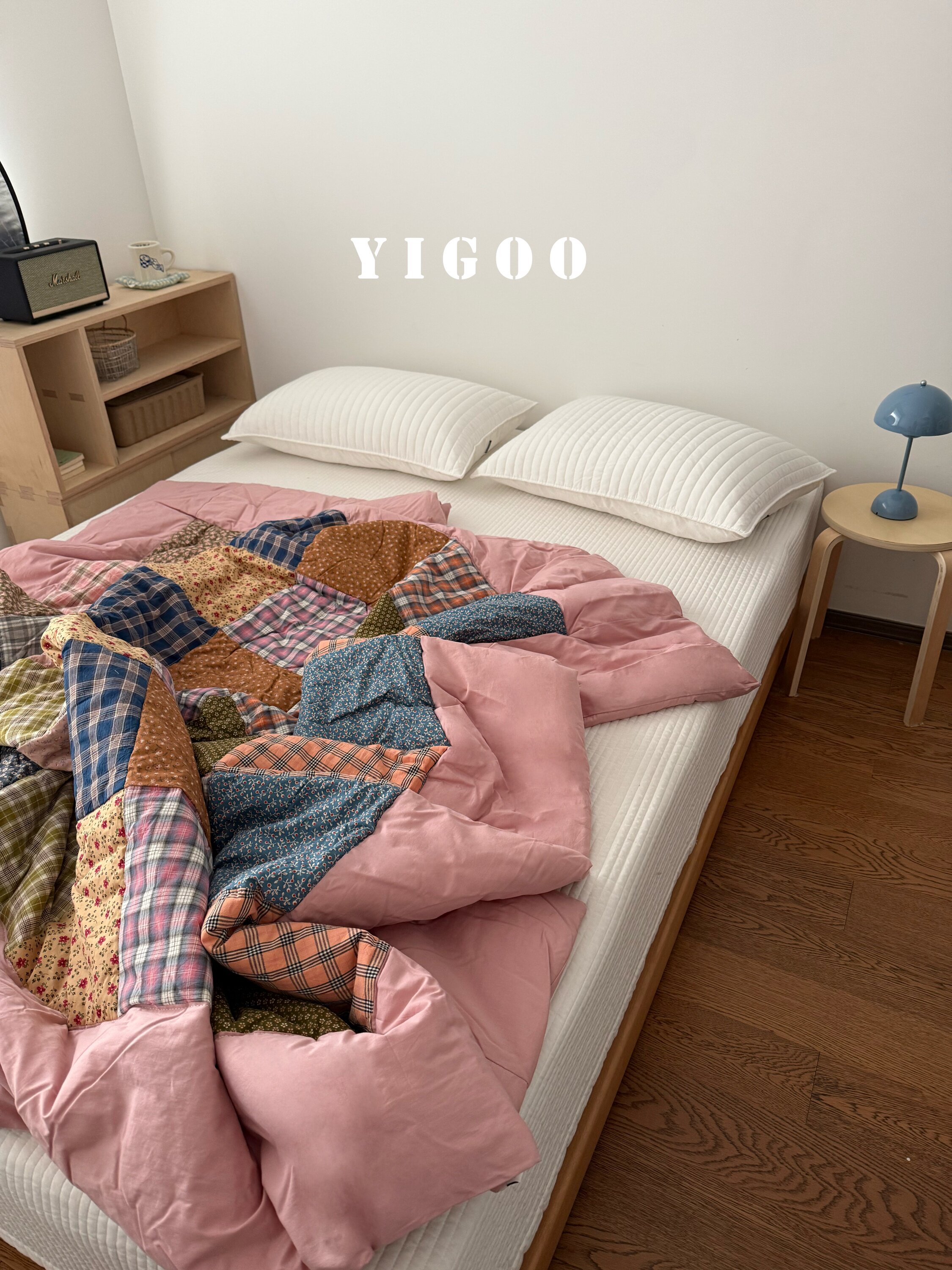 Бабушкино ручное одеяло из цельного хлопка лоскутное четырехсезонное корейское одеяло благополучия