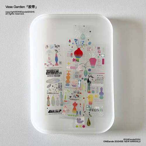 soii手帐分装|onelande pet胶带《vase garden》