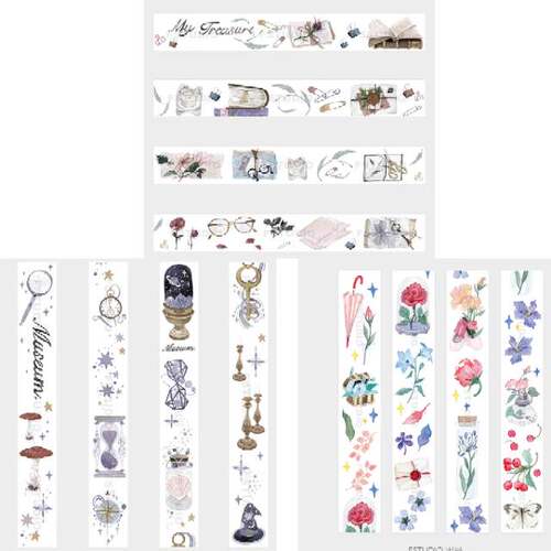 soii手帐分装|FStudio 3款和纸胶带《CO2&museum&my treasure》