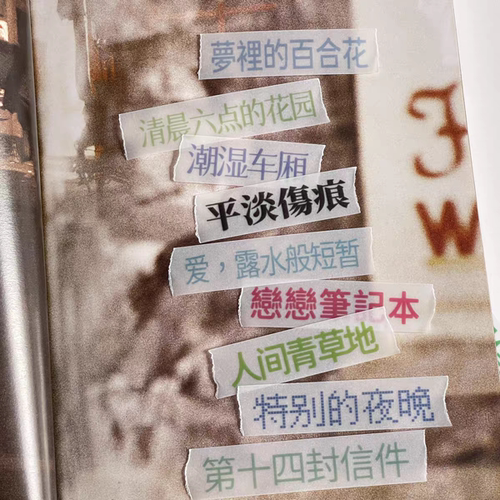 soii手帐分装|fancyfancyfancy3款亮银胶带/硫酸纸卷《随机语意》