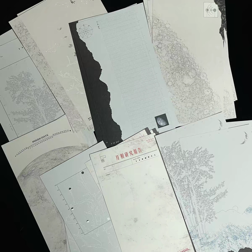 soii手帐分装|至无 8款A7/A6p内页《月相》
