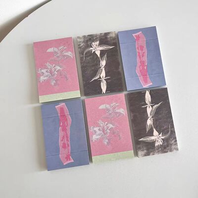 soii手帐分装|书写者BOOK 3款 M5素材装饰便签植物系ins风