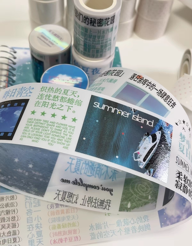 soii手帐分装|fancyfancyfancy 2款硫酸纸卷《夏日迷因》