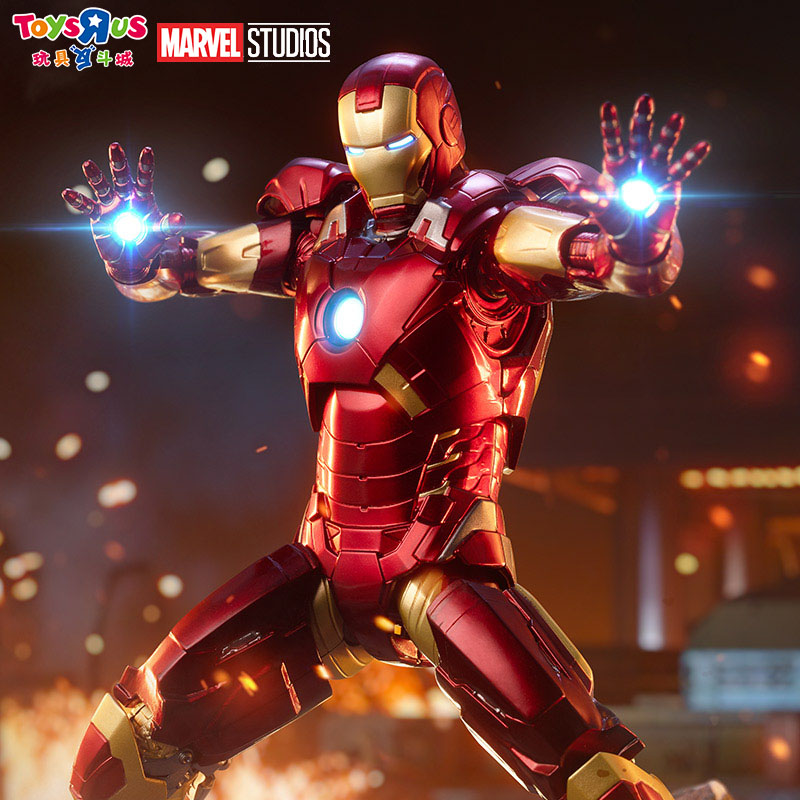 中动玩具钢铁侠伊格尔漫威MK12模型手办关节可动男孩生日礼物