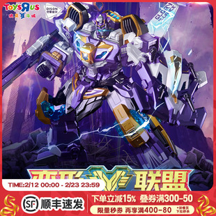变形联盟AI超星普尔达越空星使变形联盟玩具男孩重装智能机器人