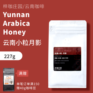梓咖庄园新鲜烘焙云南小粒月影红蜜处理咖啡豆精品手冲咖啡豆227g