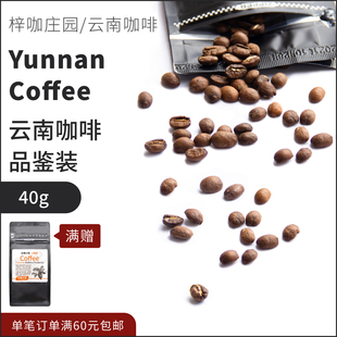 梓咖庄园云南保山小粒咖啡豆40克美式手冲咖啡豆尝鲜装