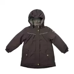 Mikk-Line Kids Fleece-Lined Waterproof Ski Jacket with Removable Hood, Winter Windproof Thermal Snowsuit