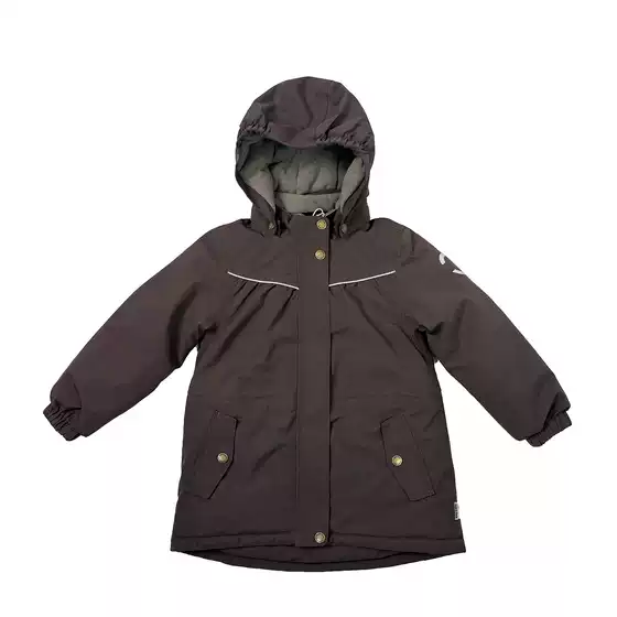 Mikk-Line Kids Fleece-Lined Waterproof Ski Jacket with Removable Hood, Winter Windproof Thermal Snowsuit