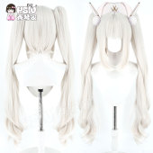 幸运特快车 nikke布兰儿cos假发 双马尾分体混蓬 胜利女神 秀琴家