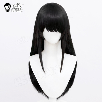 银魂桂小太郎假发万用黑长直假毛