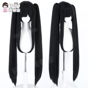 秀琴家 碧蓝航线 长风cos假发 国风萝莉汉元素汉服双马尾假毛