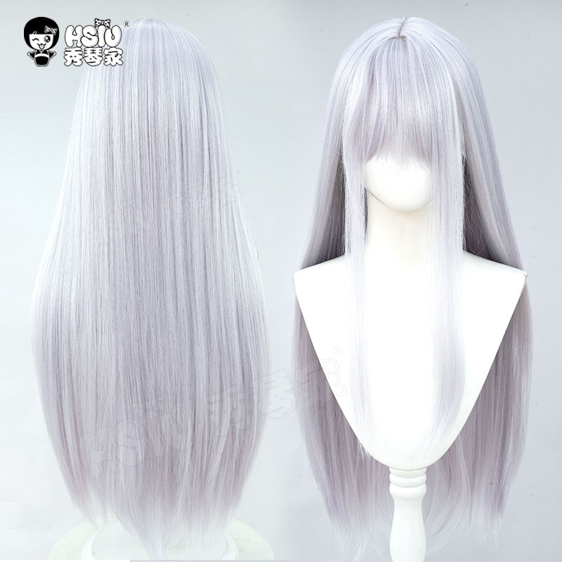 秀琴家 BanG Dream Roselia  凑友希那cos假发 灰紫色