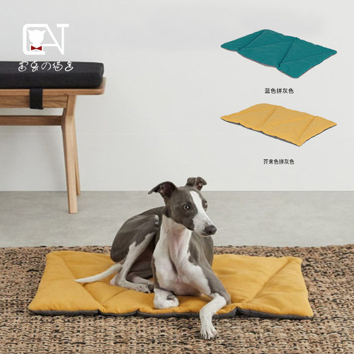 沙发四季通用棉麻耐咬宠物窝垫