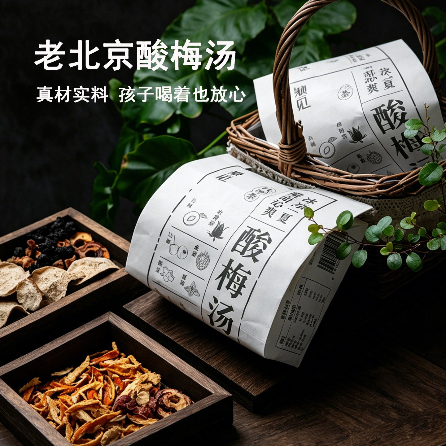 老北京酸梅汤桂花乌梅酸梅汁